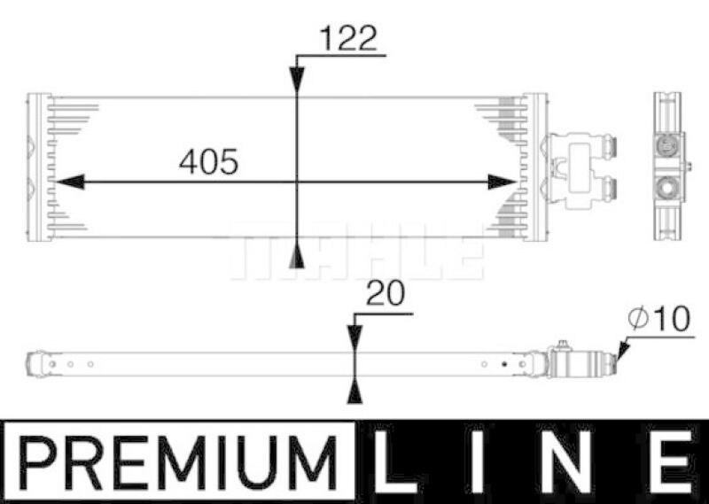 MAHLE Ölkühler, Automatikgetriebe BEHR *** PREMIUM LINE ***