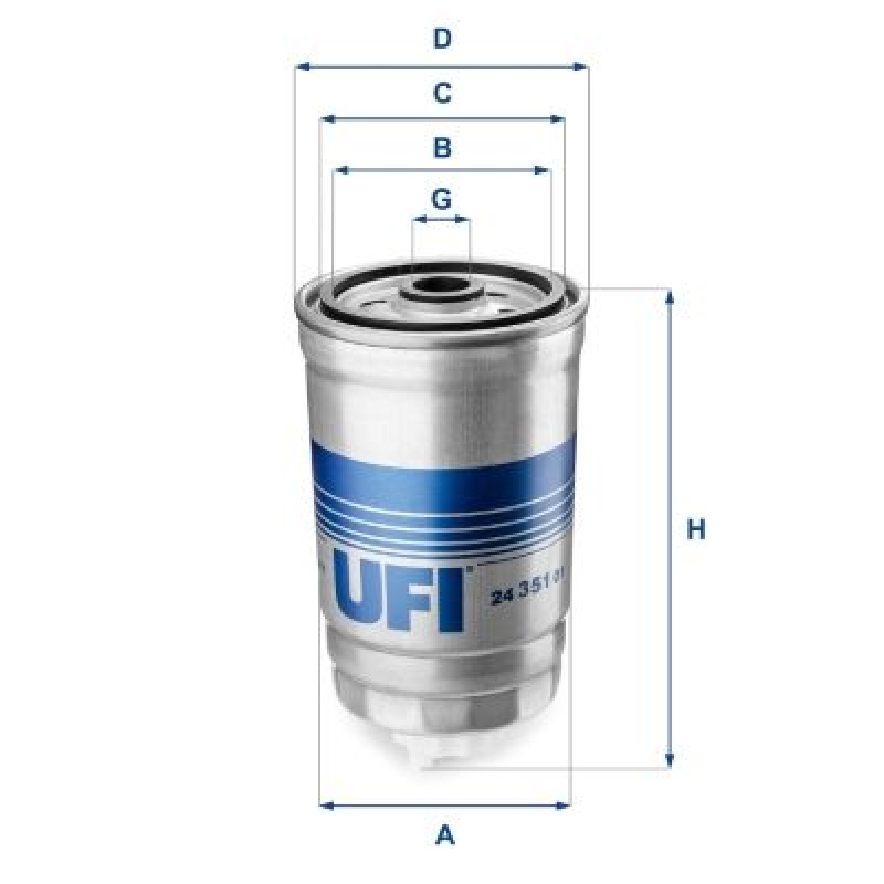 UFI Fuel Filter