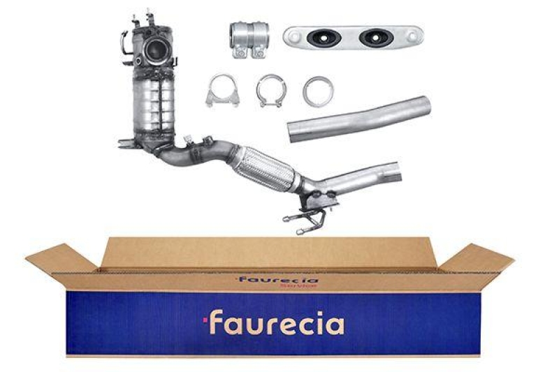 HELLA Soot/Particulate Filter, exhaust system Easy2Fit – PARTNERED with Faurecia