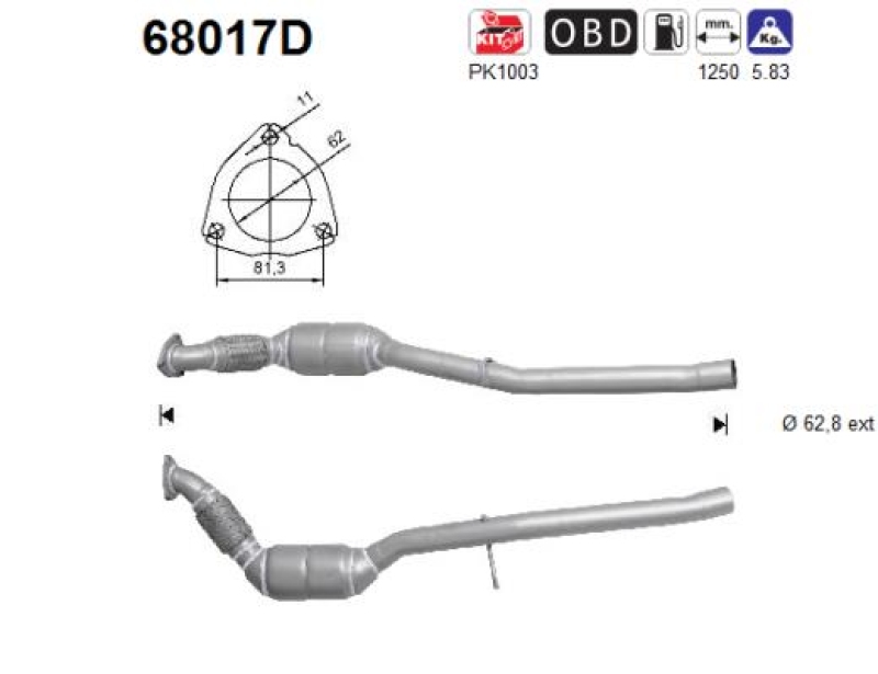 AS Katalysator 68017D