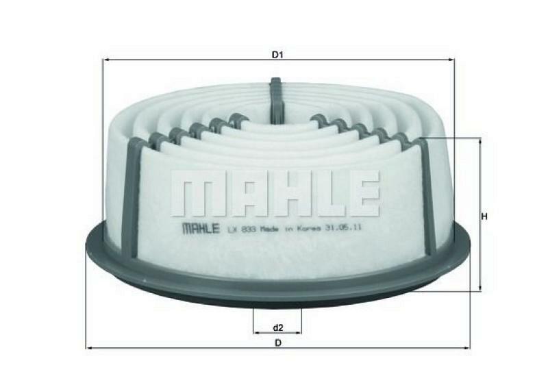 MAHLE ORIGINAL Luftfilter