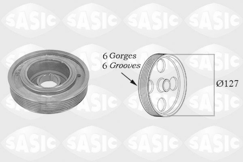 SASIC Belt Pulley, crankshaft