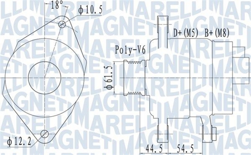 MAGNETI MARELLI Alternator