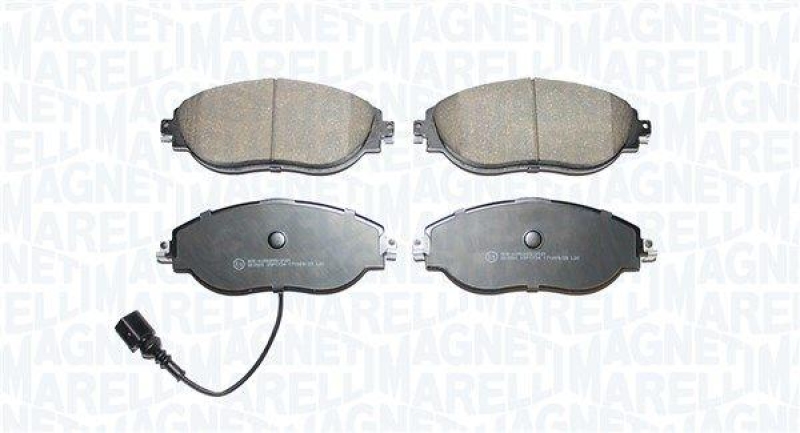 MAGNETI MARELLI Bremsbelagsatz, Scheibenbremse 363916061168