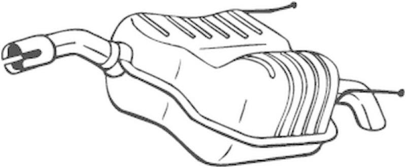 BOSAL Endschalld&auml;mpfer