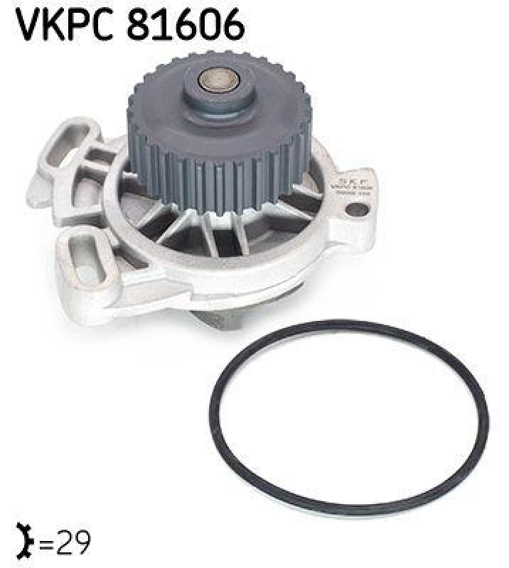 SKF Wasserpumpe, Motork&uuml;hlung VKPC 81606