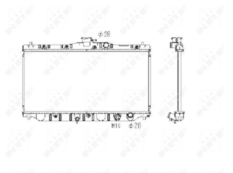 NRF Radiator, engine cooling