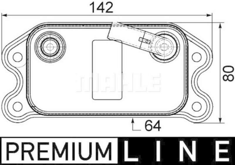 MAHLE Ölkühler, Motoröl PREMIUM LINE