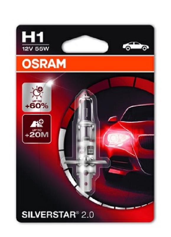 ams-OSRAM Glühlampe, Fernscheinwerfer SILVERSTAR 2.0