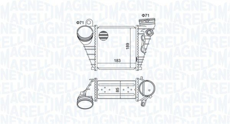 MAGNETI MARELLI Ladeluftkühler