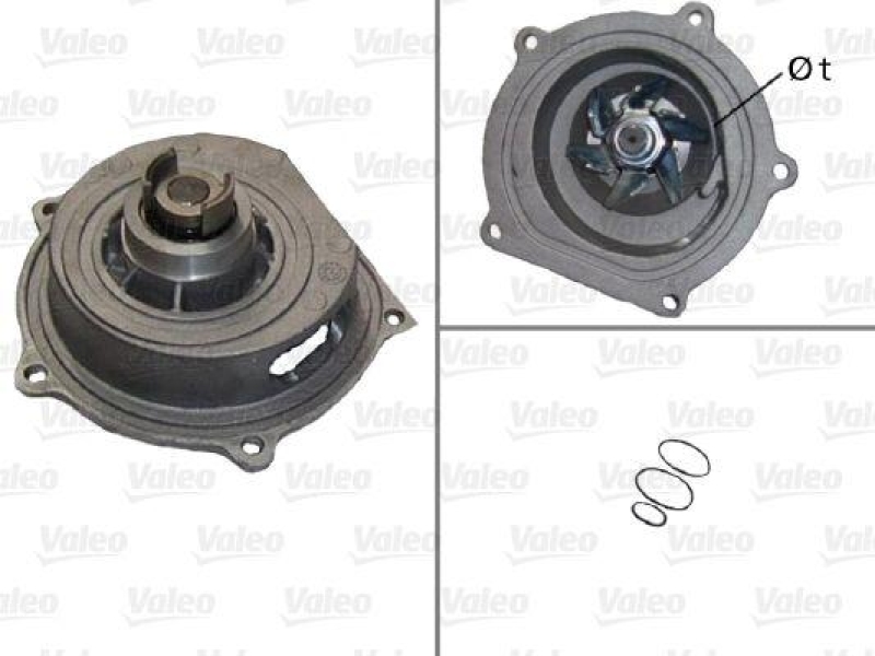 VALEO Wasserpumpe, Motork&uuml;hlung 506320