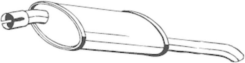 BOSAL Endschalld&auml;mpfer 185-009