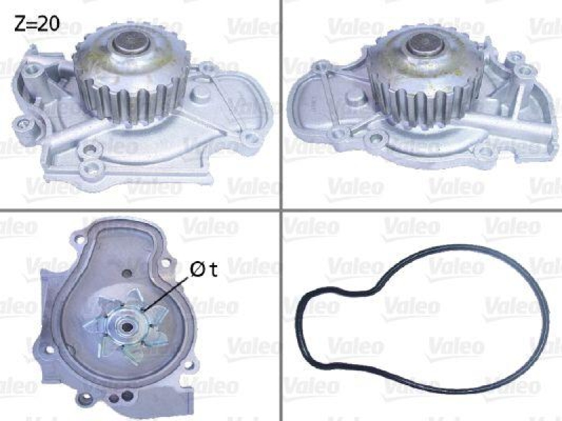VALEO Wasserpumpe, Motork&uuml;hlung 506321