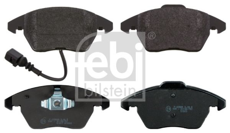 2x FEBI Bremsscheiben Ø288mm + Beläge vorne passend für VW Golf 5 (1K1) Audi A3