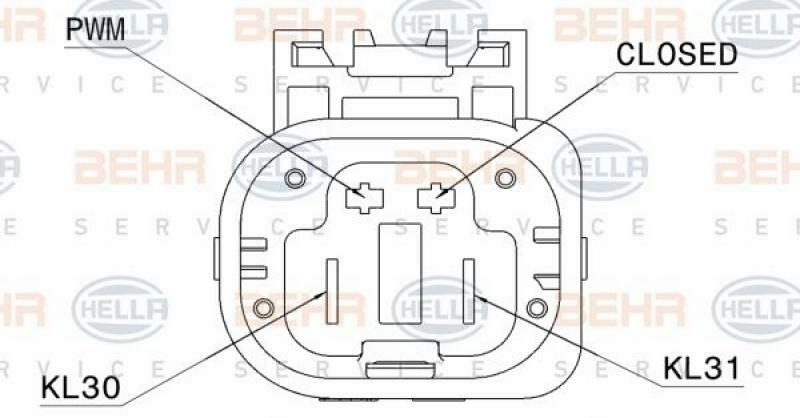 HELLA Fan, radiator BEHR HELLA SERVICE *** PREMIUM LINE ***