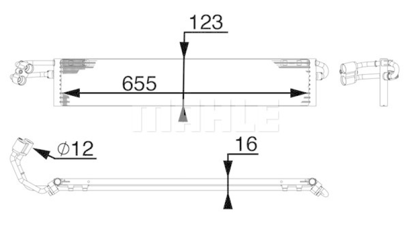 MAHLE Ölkühler, Automatikgetriebe BEHR *** PREMIUM LINE ***