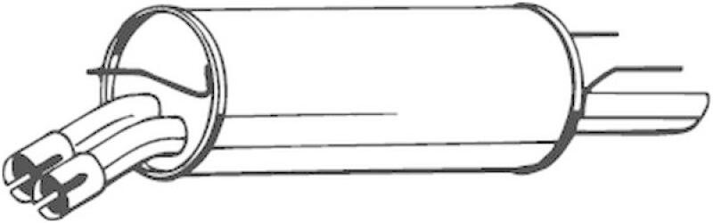 BOSAL Endschalld&auml;mpfer 185-011