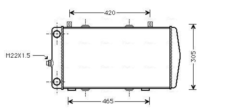 AVA QUALITY COOLING Kühler, Motorkühlung