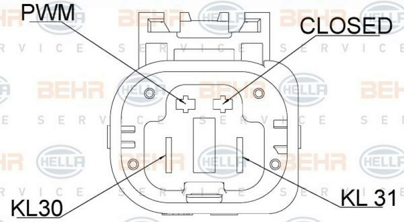 HELLA Fan, radiator BEHR HELLA SERVICE *** PREMIUM LINE ***