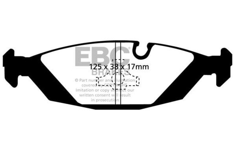 EBC Brakes Brake Pad Set, disc brake