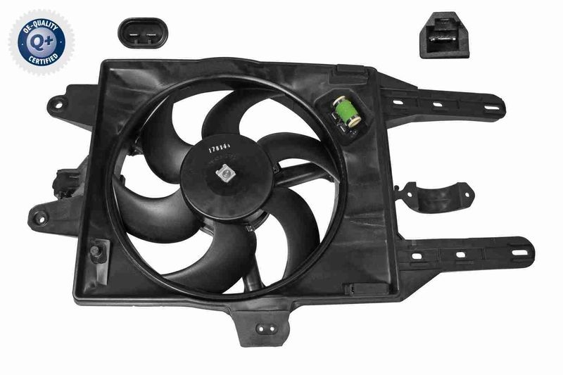VEMO Fan, engine cooling Q+, original equipment manufacturer quality