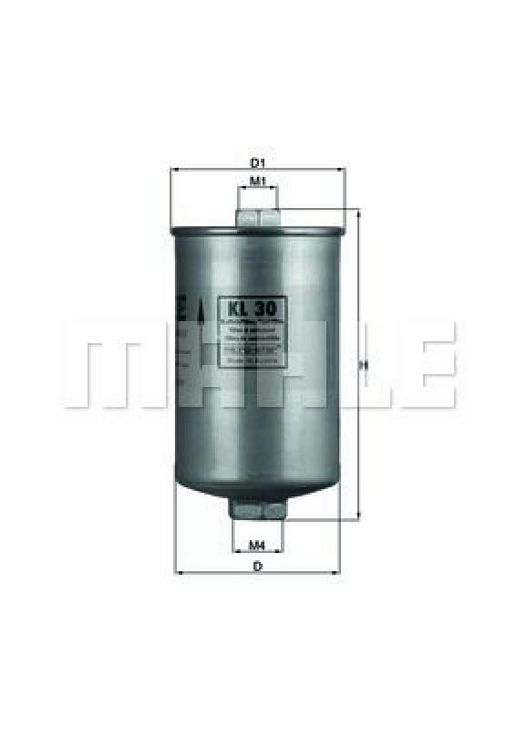 MAHLE Fuel filter