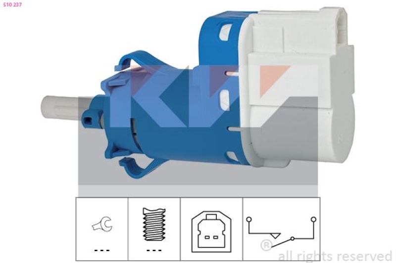 KW Bremslichtschalter Made in Italy - OE Equivalent