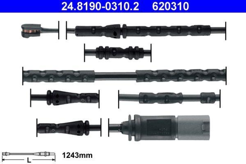 ATE Warning Contact, brake pad wear