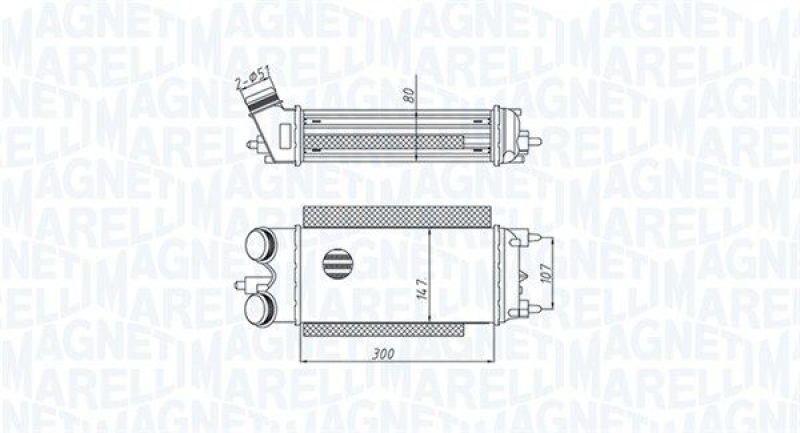 MAGNETI MARELLI Charge Air Cooler