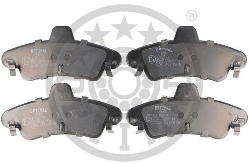 OPTIMAL Brake Pad Set, disc brake