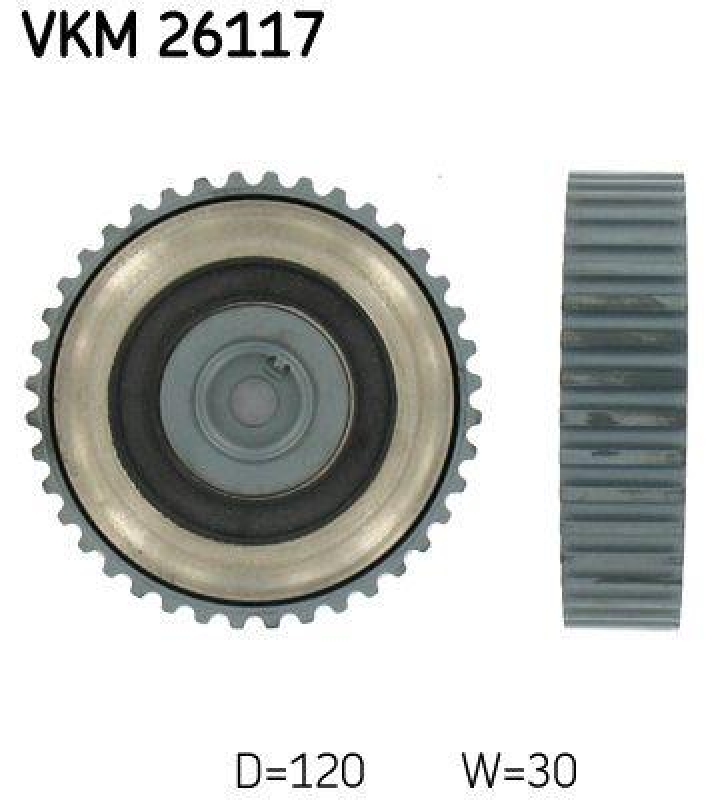 SKF Deflection/Guide Pulley, timing belt