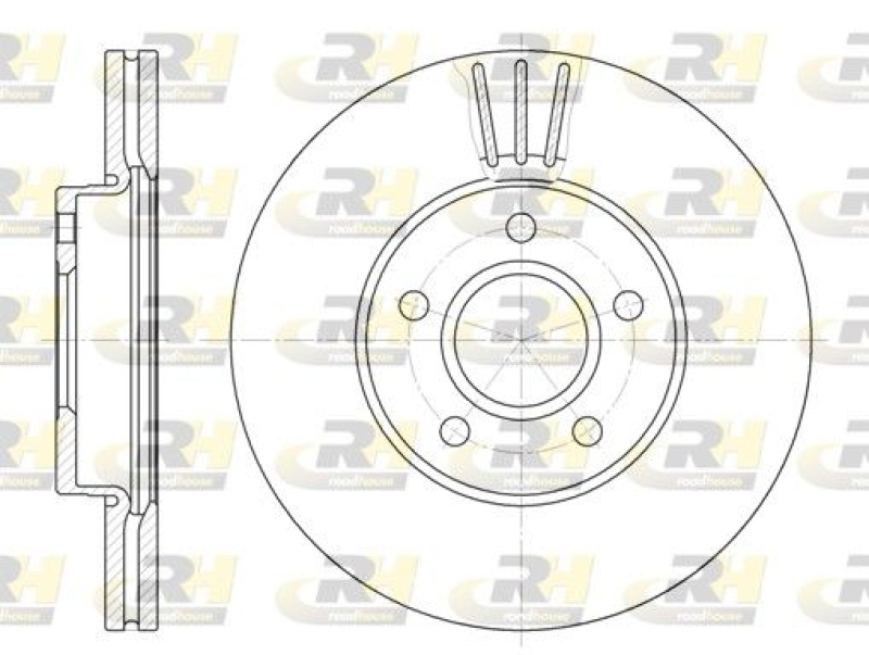 2x ROADHOUSE Bremsscheibe