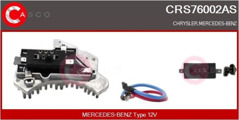 CASCO Resistor, interior blower