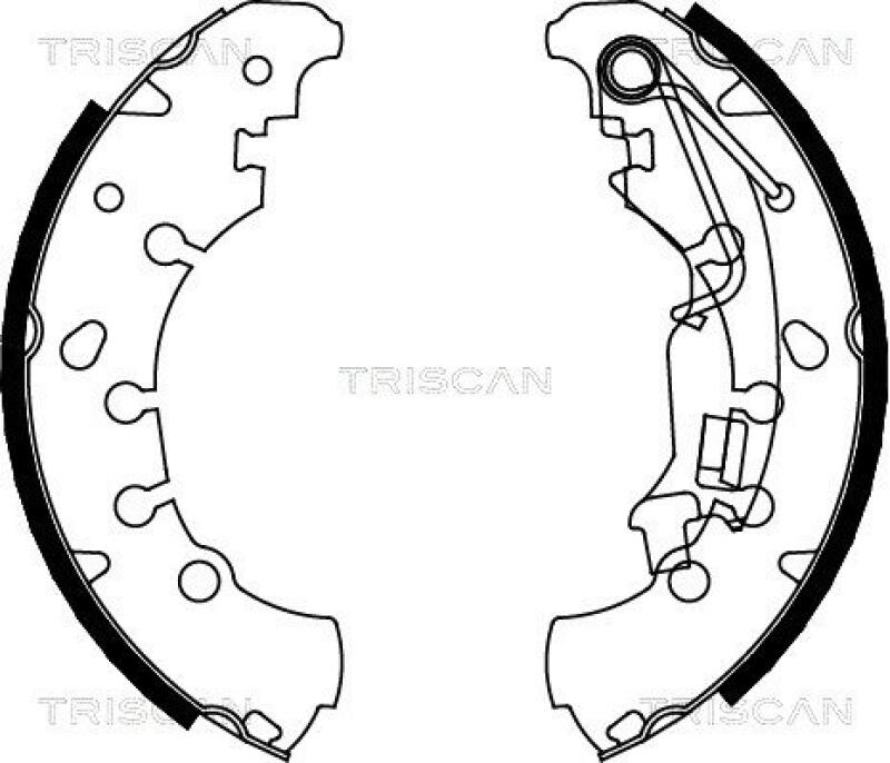 TRISCAN Bremsbackensatz