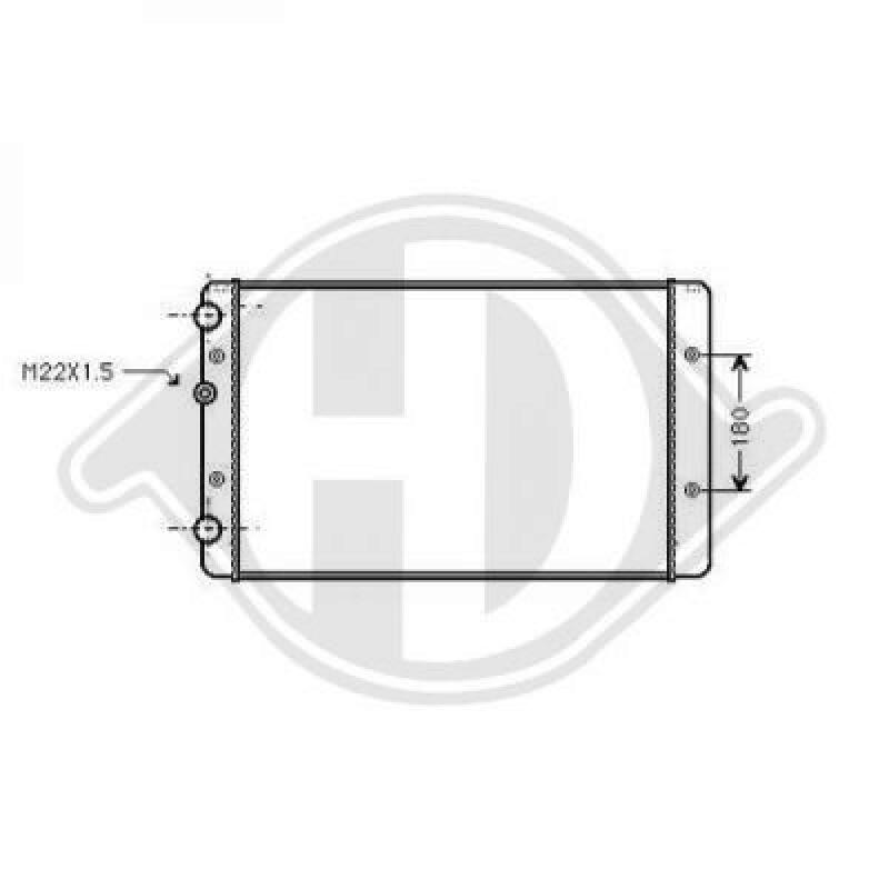 DIEDERICHS Radiator, engine cooling DIEDERICHS Climate