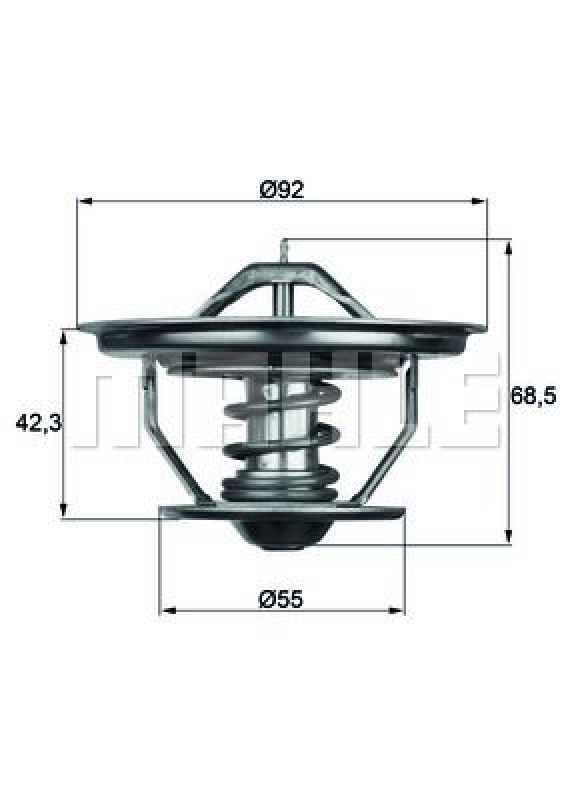 MAHLE Thermostat für Kühlmittel / Kühlerthermostat BEHR