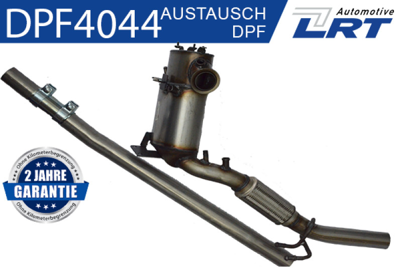 LRT Ruß-/Partikelfilter, Abgasanlage