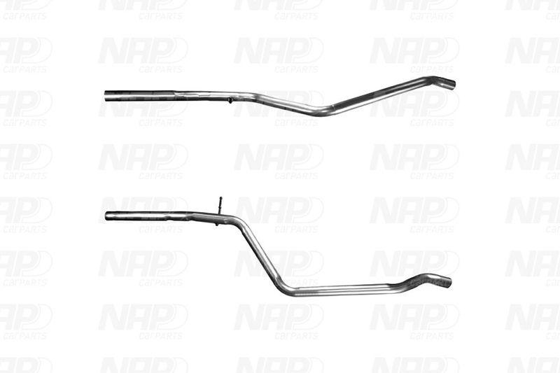 NAP carPARTS Abgasrohr