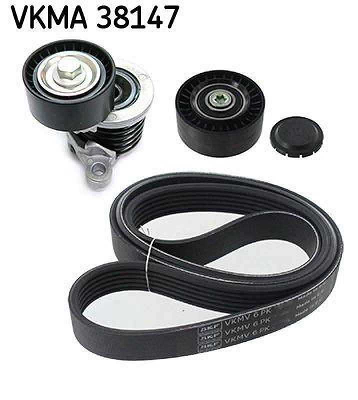 SKF Keilrippenriemensatz VKMA 38147