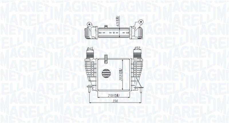 MAGNETI MARELLI Charge Air Cooler