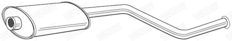 WALKER Mittelschalldämpfer