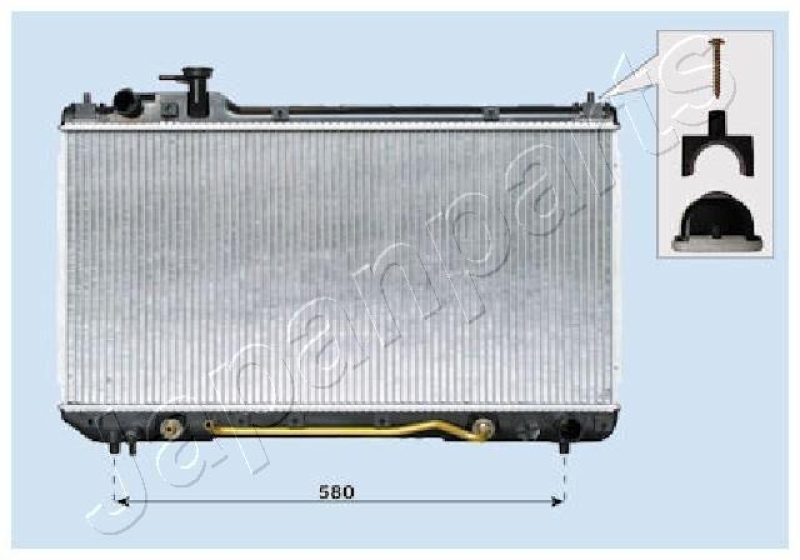JAPANPARTS K&uuml;hler, Motork&uuml;hlung RDA153105
