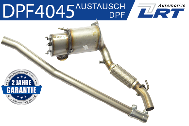 LRT Ruß-/Partikelfilter, Abgasanlage
