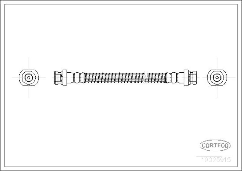 CORTECO Bremsschlauch 19025915