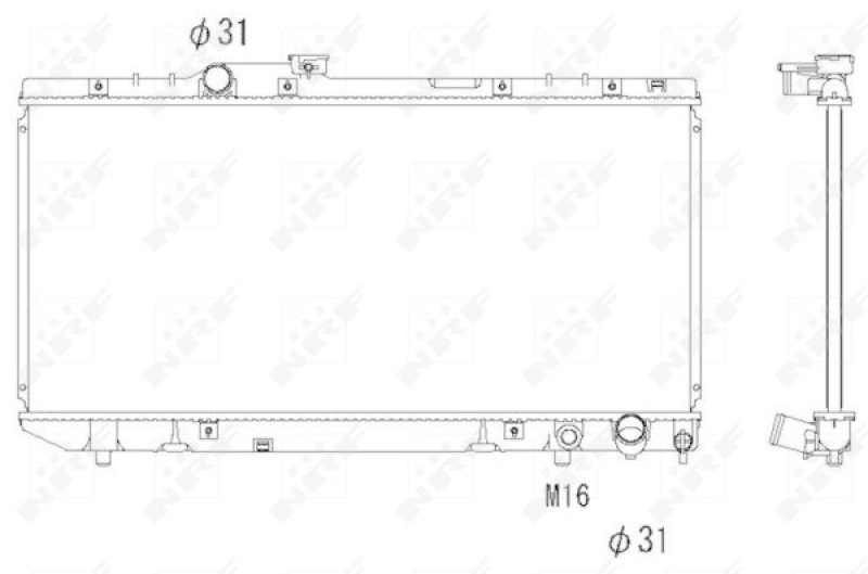 NRF Radiator, engine cooling