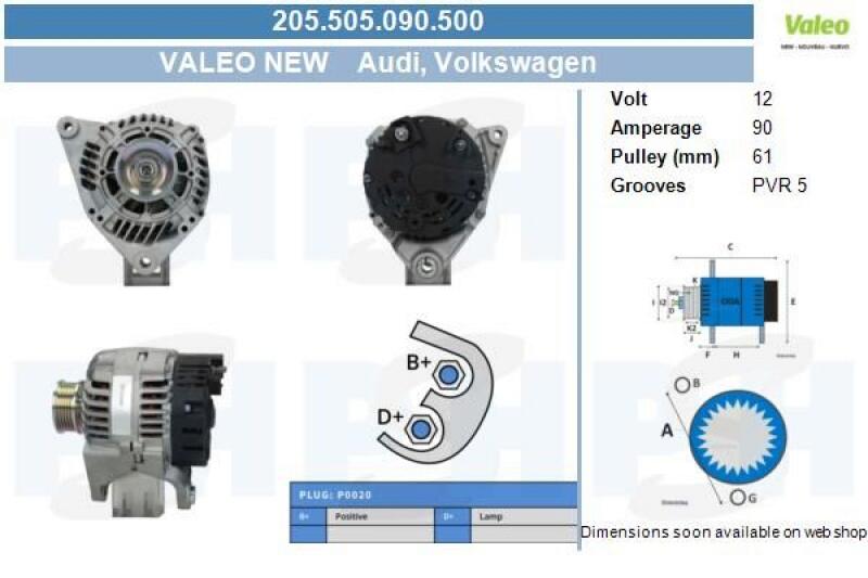 BV PSH Generator 205505090500