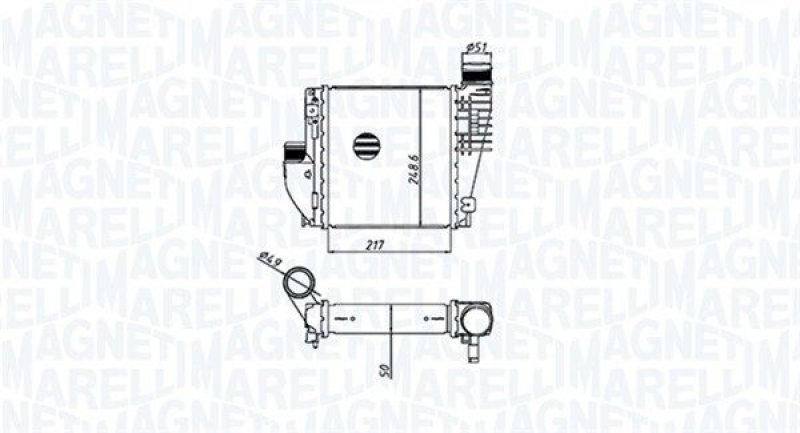 MAGNETI MARELLI Charge Air Cooler