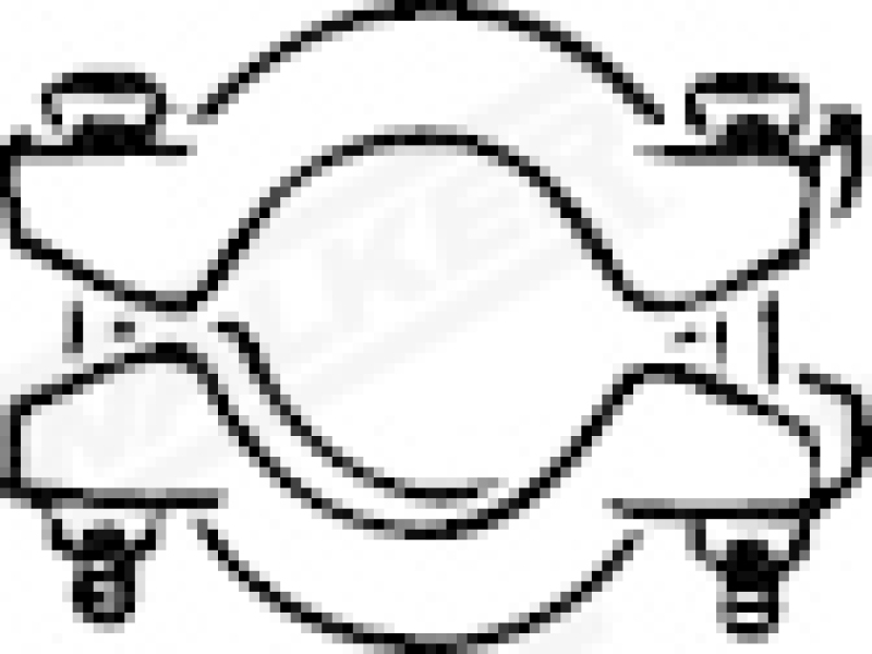 WALKER Mounting Kit, silencer