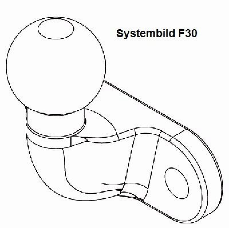 WESTFALIA Anhängebock, Anhängevorrichtung F30