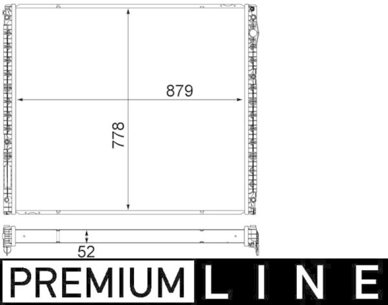 MAHLE Niedertemperaturkühler, Ladeluftkühler BEHR *** PREMIUM LINE ***